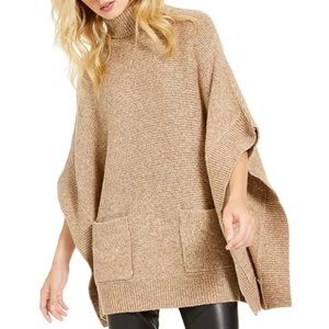 Michael Kors Turtleneck Poncho